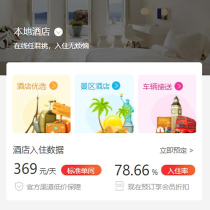 普定同城酒店优选小程序商城制作